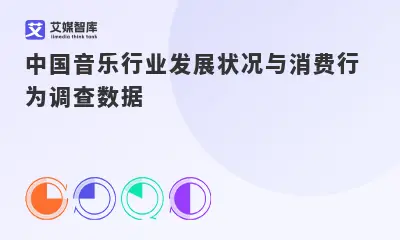 中国音乐行业发展状况与消费行为调查数据