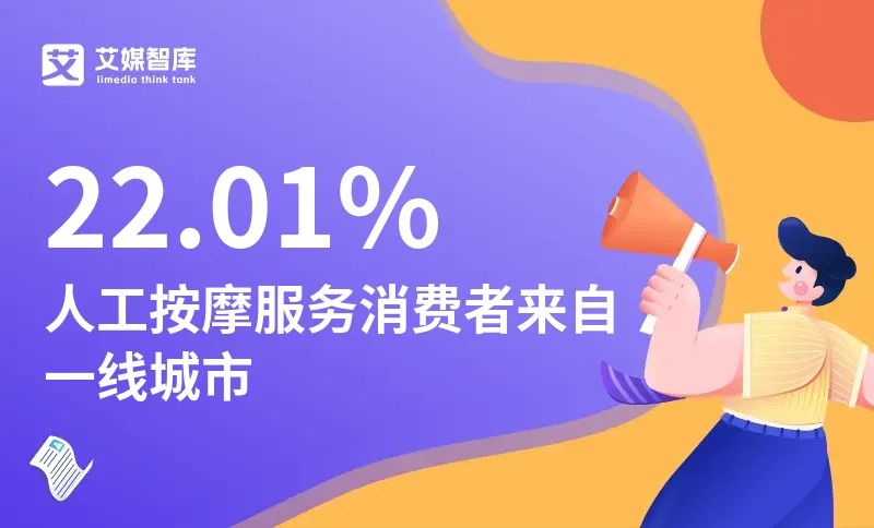 中国上门按摩服务行业数据分析：22.01%人工按摩服务消费者来自一线城市